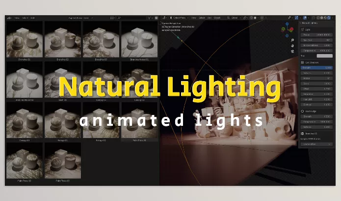 Blender Addon – Natural Lighting Gobos by – Download