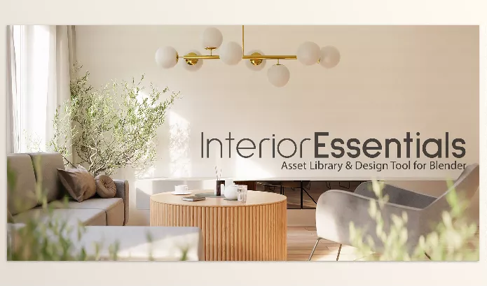 Blender Addon – Interior Essential by polyspaace – Download