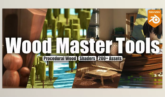 Blender Addon – Wood Master Tools by MeiU – Download