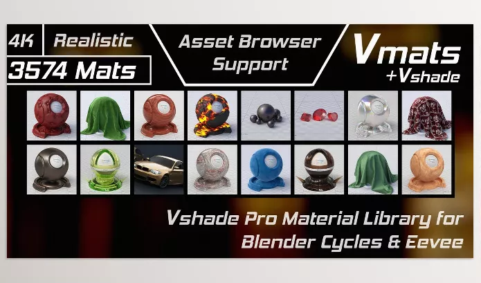 Blender Addon – Vmats by Hikmet Koyuncu – Download