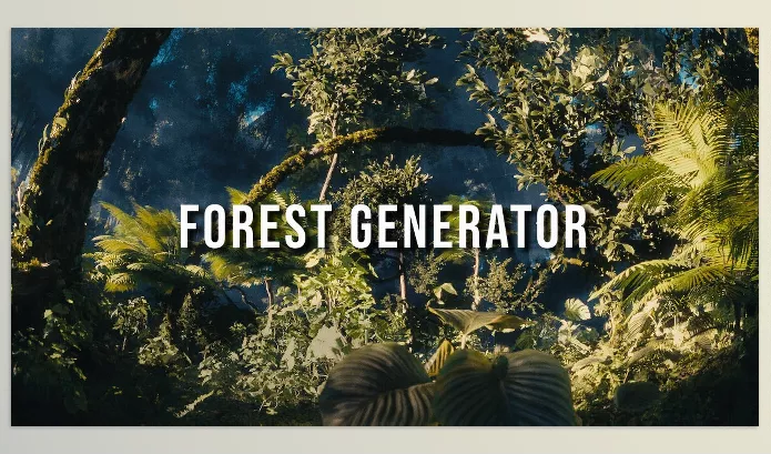 Blender Addon – Forest Generator by Andreas Dürr – Download