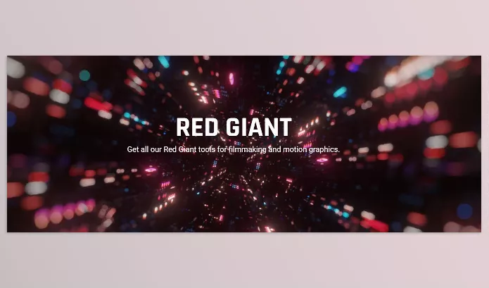 Software – Red Giant by Maxon – Download