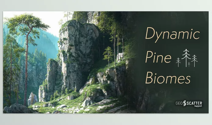 Blender Addon – Dynamic Pine Biomes by Per’s Scan Collection – Download