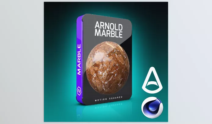 C4D Asset – Anorld Marble Materials for Cinema 4D by Motion Squared – Download