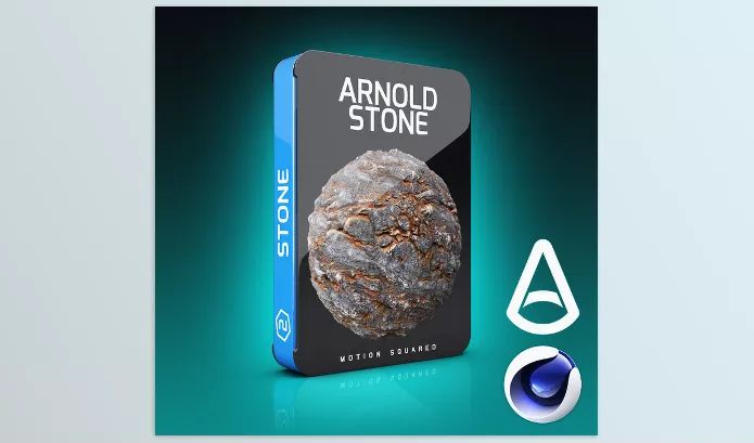C4D Asset – Arnold Stone Materials for Cinema 4D by Motion Squared – Download