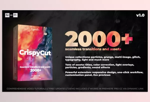 Project – 1500+ Transitions For After Effects by vcgmotion – Download 26829624