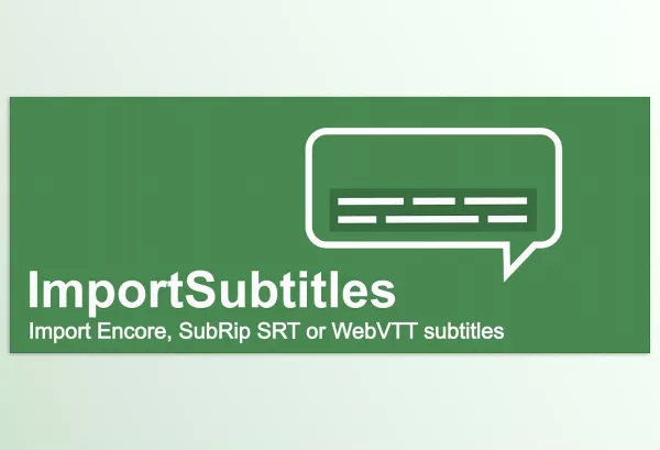 Plugin – pt_ImportSubtitles by Paul Tuersley – Download