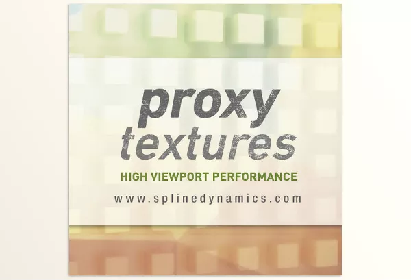 Software – Proxy Textures for 3ds Max by Spline Dynamics – Download