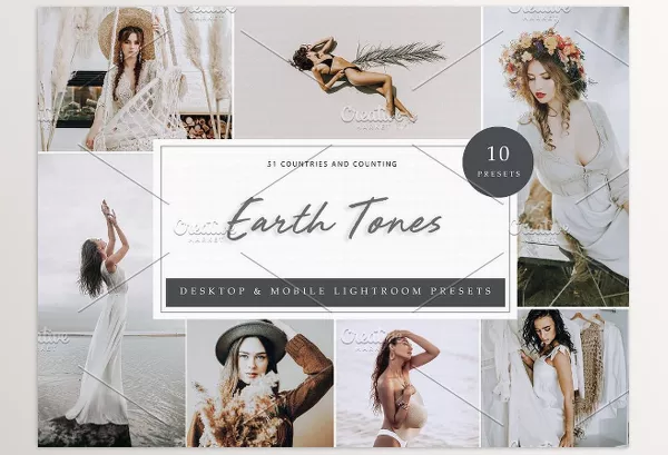 Lightroom Preset – 10 x Lightroom Presets Earth Tones by Kzara Visual Concepts – Download