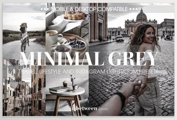 Lightroom Preset – Minimal Grey Lightroom Mobile Preset by in between details – Download