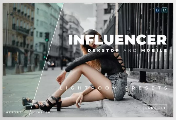 Lightroom Preset – Influencer Desktop and Mobile Lightroom Preset by Bangset – Download