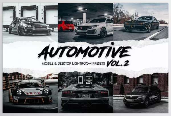 Lightroom Preset – Automotive Vol. 2 – 15 Premium Lightroom Presets by ClauGabriel – Download