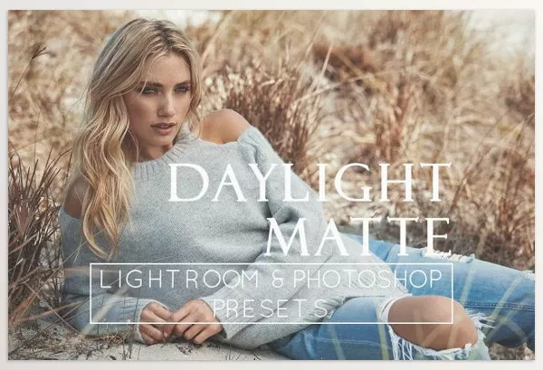 Lightroom Preset – 5 Matte Day Portrait Lr and Ps Presets by M E G A S E T S – Download