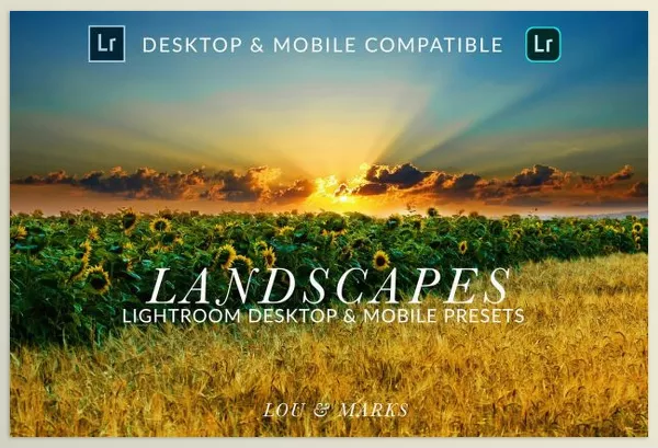 Lightroom Preset – Landscape Desktop and Mobile Presets by LOUANDMARKS – Download