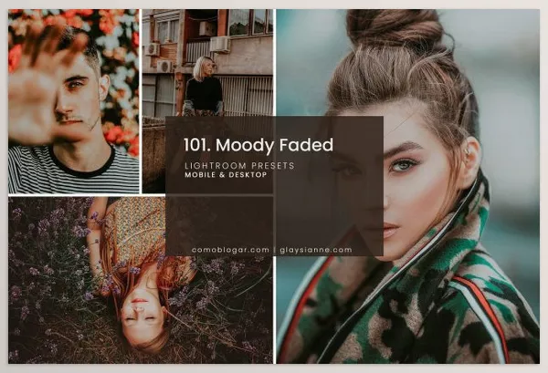 Lightroom Preset – 101. Moody Faded Preset by Advina Store – Download