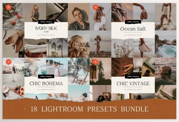 Lightroom Preset – 18 TOP Chic Presets Bundle by SHOOM HOUSE – Download