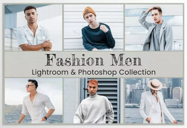 Lightroom Preset – Fashion Men Lightroom Photoshop LUTs by 3Motional – Download