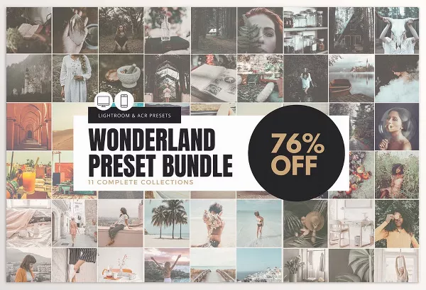Lightroom Preset – The Wonderland Preset Bundle by Applesaw.co – Download