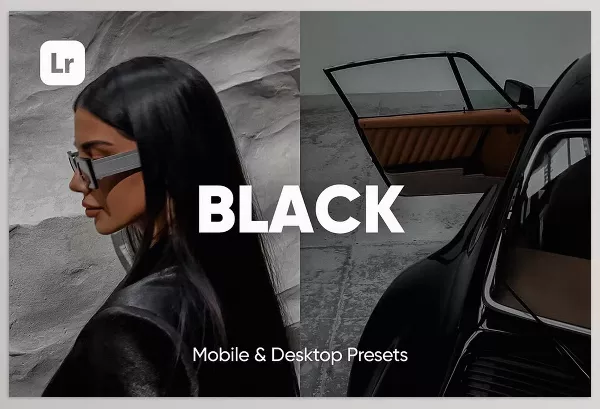 Lightroom Preset – 5 Black Lightroom Presets by Hot Buns Presets – Download