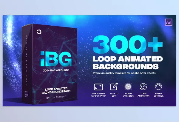 Project – iBG | 300+ Loop Backgrounds by ionestudio – Download 35090369