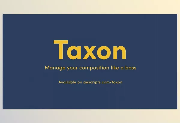 Plugin – Taxon by Eyal Cohen – Download