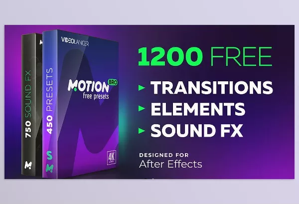 Plugin – Free Motion Bro Presets for After Effects by videolancer – Download