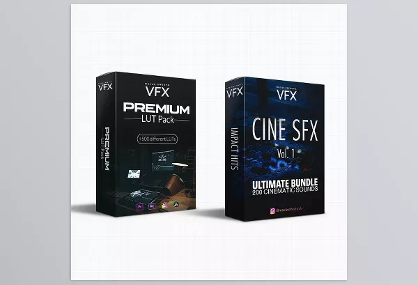 LUT Pack – CINE SFX Vol. 1 and Premium LUTs Pack by Movie Effects VFX – Download