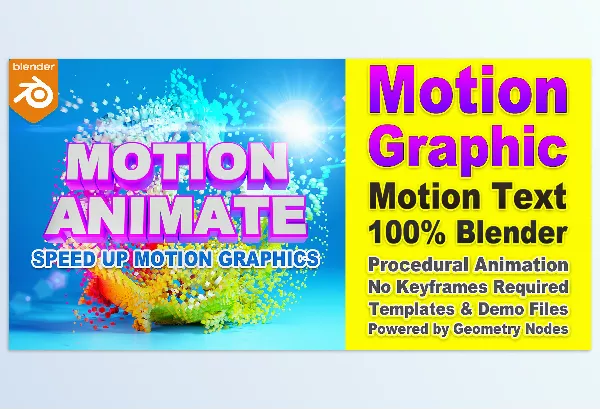 Blender Addon – Motion Animate by cgpiece – Download