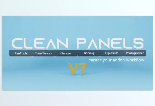 Blender Addon – Clean Panels by Amandeep – Download