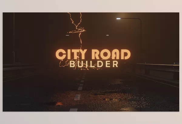 Blender Addon – City Road Builder by EdenWeby 3D – Download