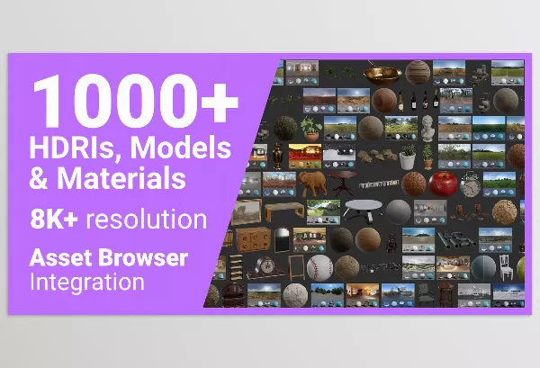 Blender Addon – Poly Haven Asset Browser s – Download