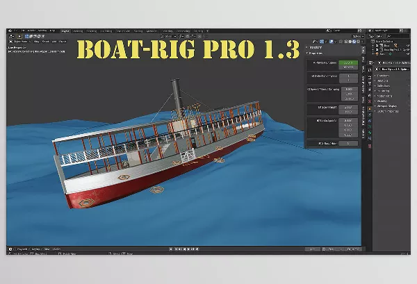 Blender Addon – Boat Rig Pro by 3DVision – Download