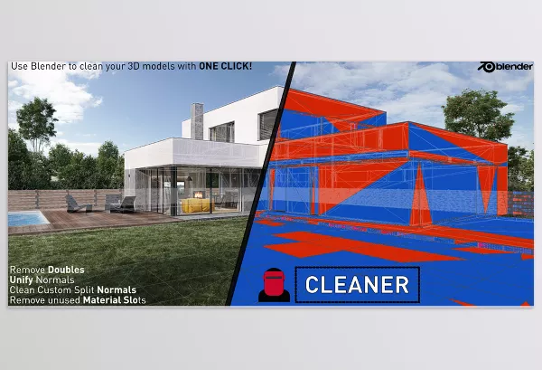 Blender Addon – Cleaner by ParametrStudio – Download