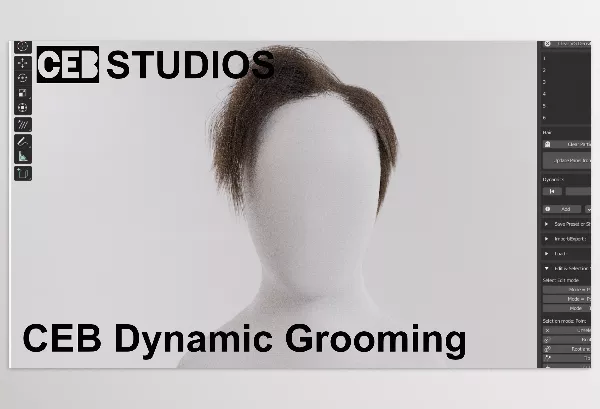Blender Addon – Dynamic Grooming by CEB Studios – Download