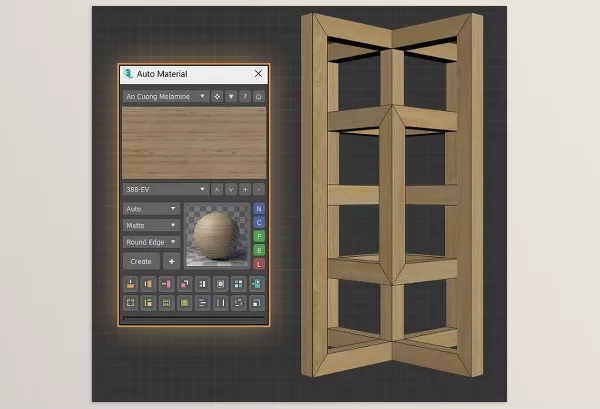 3Ds Max Asset – Auto Material by D95 DESIGN – Download