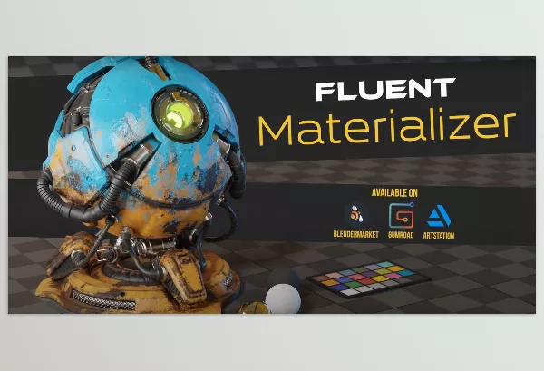 Blender Addon – Fluent Materializer by CG Thoughts – Download