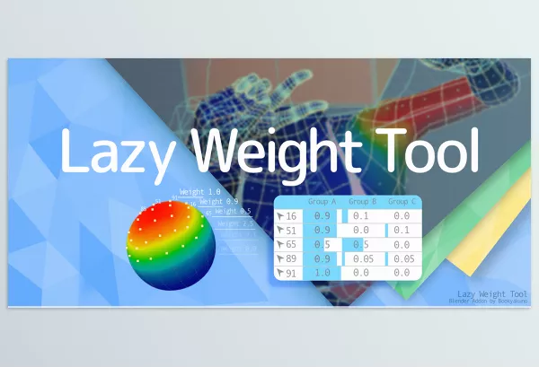 Blender Addon – Lazy Weight Tool by Bookyakuno – Download