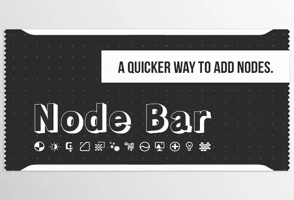 Blender Addon – Node Bar s by z01ks000 – Download
