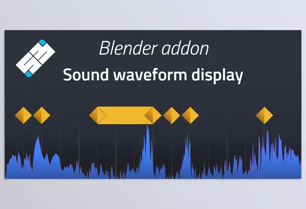 Blender Addon – Sound Waveform Display by pullup – Download