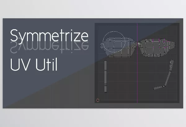 Blender Addon – Symmetrize Uv Util s by akaneyu – Download