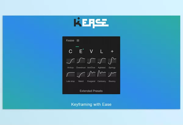 Plugin – Kease for After Effects by Davide Boscolo – Download