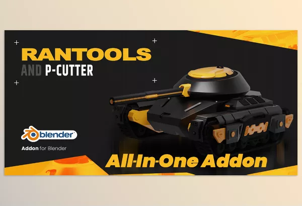 Blender Addon – Rantools (And P-Cutter) All-In-One Addon by Amandeep – Download