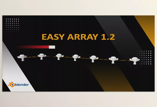 Blender Addon – Easy Array by safa güzel – Download