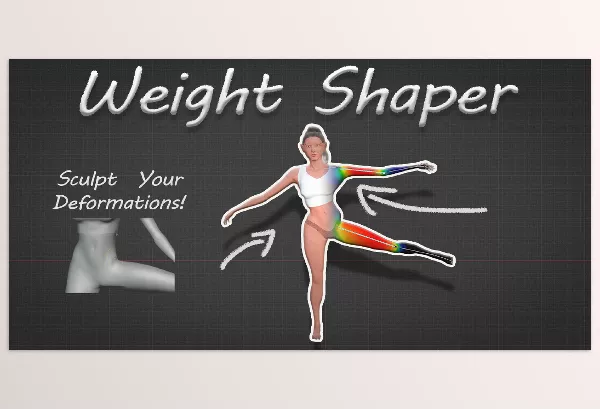 Blender Addon – Weight Shaper by Makatopia – Download