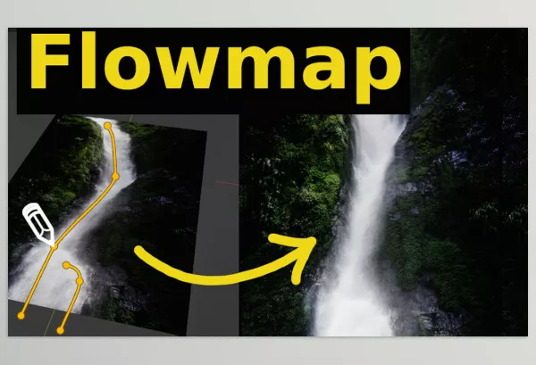 Blender Addon – Procedural Flowmap by 3DSinghVFX – Download