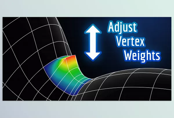 Blender Addon – Adjust Vertex Weights by RNavega – Download