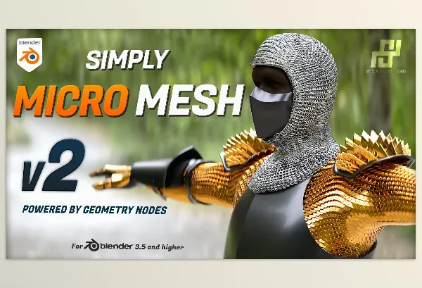 Blender Addon – Simply Micro Mesh s by VjaceslavT – Download