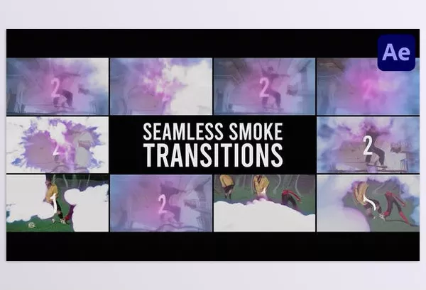 Project – Smoke Seamless Transitions for After Effects by VFXgenerator – Download 50053461