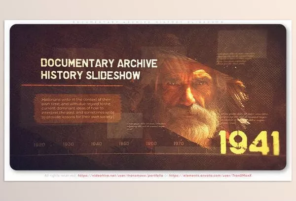 Project – Documentary Archive History Slideshow by TranSMaxX – Download 50207001