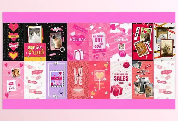 Project – Valentine Day Stories Package by ProMotionSquad-2 – Download 50327573